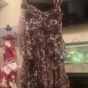 Chic Leopard Print Dress